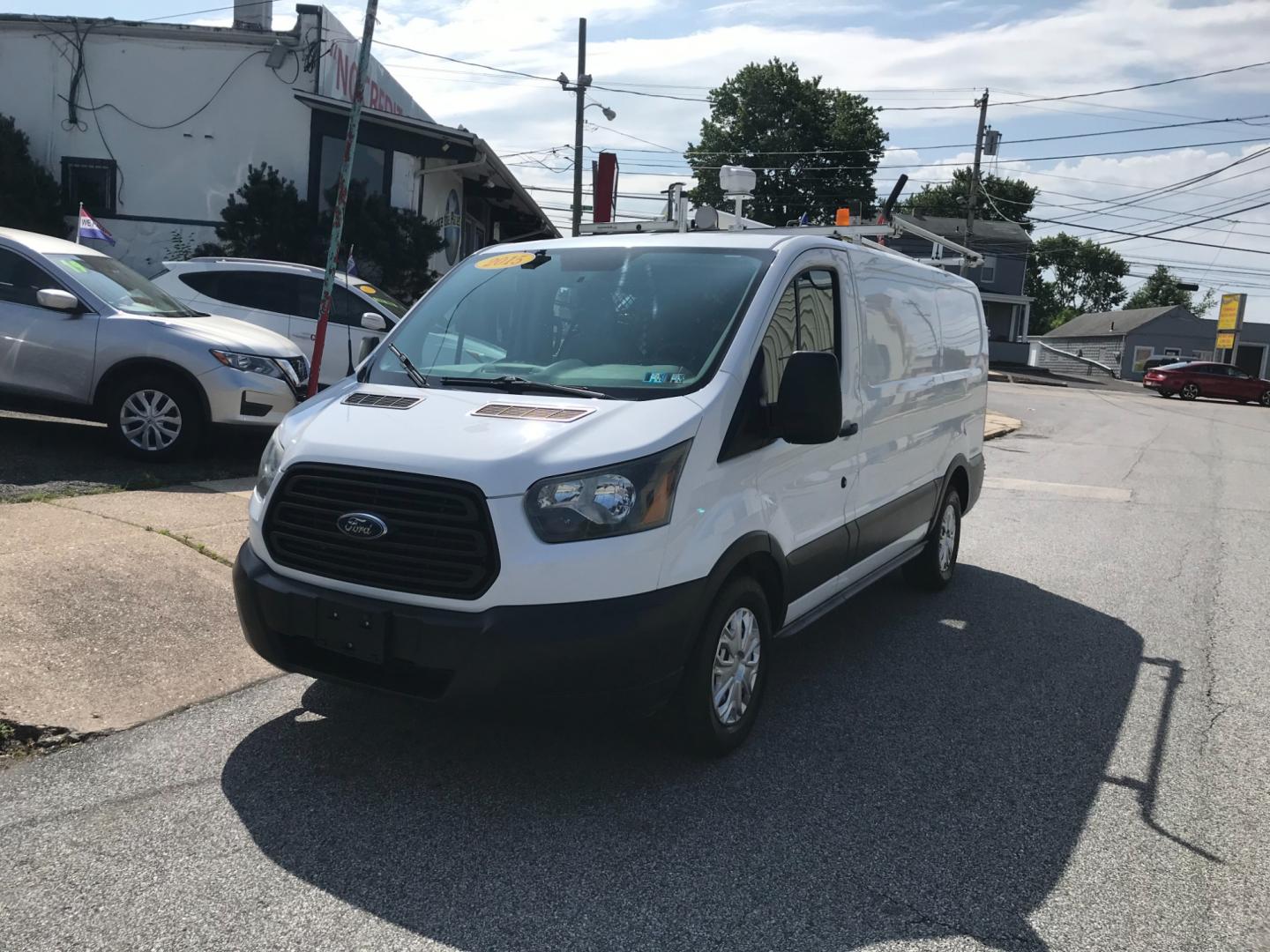 2015 White /Gray Ford Transit 150 (1FTNE1YM1FK) with an 3.7 V6 engine, Automatic transmission, located at 577 Chester Pike, Prospect Park, PA, 19076, (610) 237-1015, 39.886154, -75.302338 - Photo#2